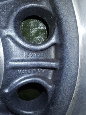 JDM Rare Chevrolet K5 Blazer C10 Subaru van genuine alloy wheels PCD 1 (No Tires) - Image 2