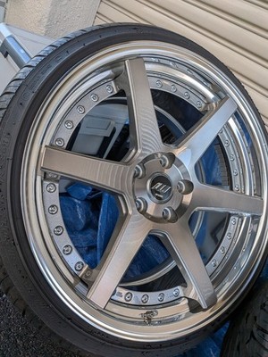 JDM WORK ZEAST ST1 194-Wheel Set PCD114.3 Front 8.5J +40 Rear 9.5J +44 b (No Tires) - Image 2