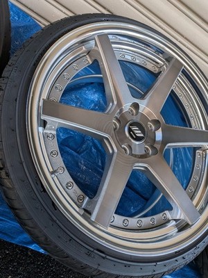 JDM WORK ZEAST ST1 194-Wheel Set PCD114.3 Front 8.5J +40 Rear 9.5J +44 b (No Tires) - Image 3