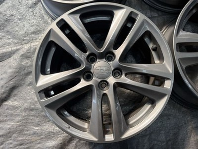 JDM Rare Subaru Impreza Genuine 16x6.5j+48 5-hole PCD100 4-Wheel Set XV CH s (No Tires) - Image 3