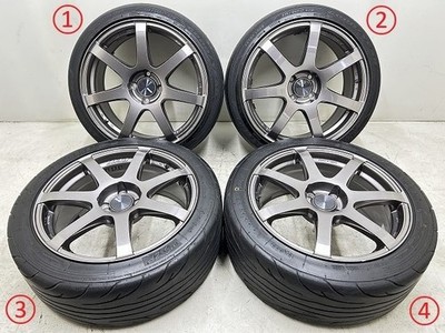 JDM ENKEI PF07 17PCD100 4H 7.5J +42 BMW MINI Cooper Clubman R55 LCI 2 (No Tires)