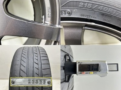 JDM ENKEI PF07 17PCD100 4H 7.5J +42 BMW MINI Cooper Clubman R55 LCI 2 (No Tires) - Image 3