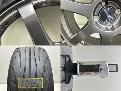 JDM ENKEI PF07 17PCD100 4H 7.5J +42 BMW MINI Cooper Clubman R55 LCI 2 (No Tires) - Image 7