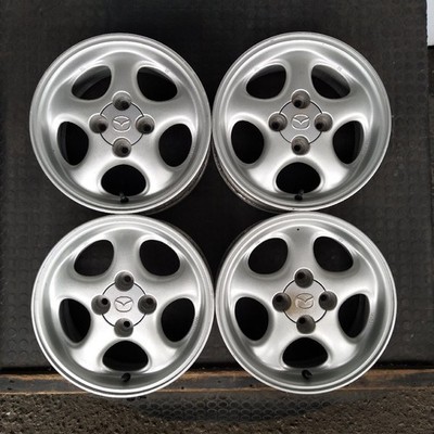 JDM X3-38 4-Wheel Set Price 14x6J 4x100 ET+40 Hub 54 ENKEI Mazda Genuine Pa (No Tires)