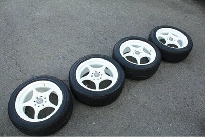 JDM RareNothing Limited Edition Mugen RNR 15x6.5J +45 PCD100 White 4-Wh (No Tires)