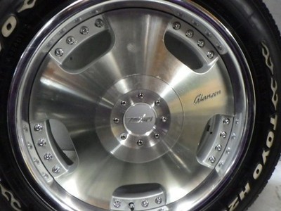 JDM Deep Rim Used Used Summer Tire Wheel 17-inch 4-Wheel Set / ZAUBER / (No Tires) - Image 4