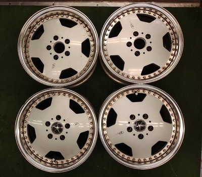 JDM Used STARFORM silver aluminum wheels 1616 x 7J/8J +36 114.3-5H for (No Tires)