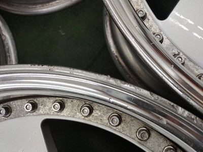 JDM Used STARFORM silver aluminum wheels 1616 x 7J/8J +36 114.3-5H for (No Tires) - Image 6