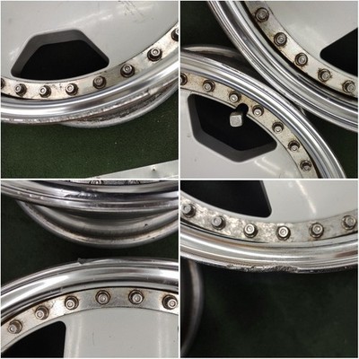 JDM Used STARFORM silver aluminum wheels 1616 x 7J/8J +36 114.3-5H for (No Tires) - Image 9