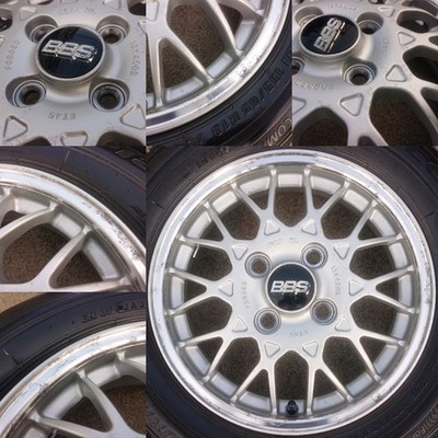 JDM Lightweight forging SUBARU Vivio genuine optional BBS 134.00B OFF+ (No Tires) - Image 4