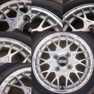 JDM Lightweight forging SUBARU Vivio genuine optional BBS 134.00B OFF+ (No Tires) - Image 5