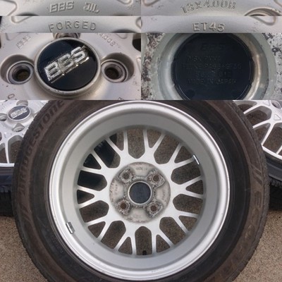JDM Lightweight forging SUBARU Vivio genuine optional BBS 134.00B OFF+ (No Tires) - Image 8
