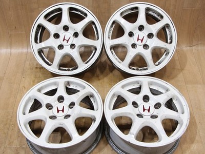 JDM B682 Honda Civic Type-R Genuine Integra 15x6J+50 PCD114.3 HONDA CI (No Tires)