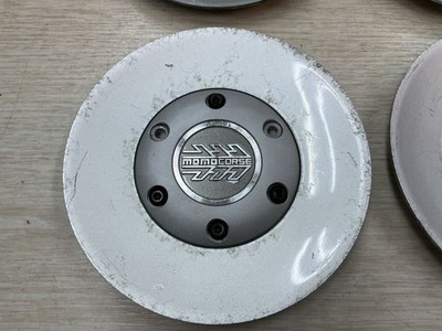 JDM Rare MOMO CORSE center cap set of 4 br MOMO (No Tires) - Image 4