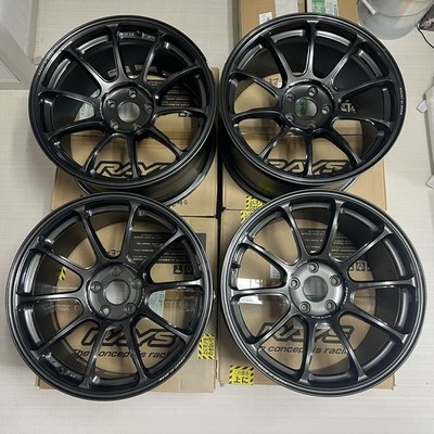JDM RAYS ZE40 18x10J +40 112 5H 4-Wheel Set Rare Size Forged Lightweight Conc (No Tires)