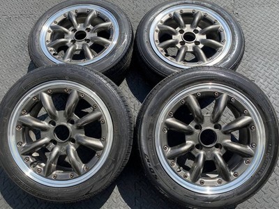 JDM Watanabe RS-8 PCD100 6J Fits: Every HiZ Carry Acty Wagon R Lapin S (No Tires)