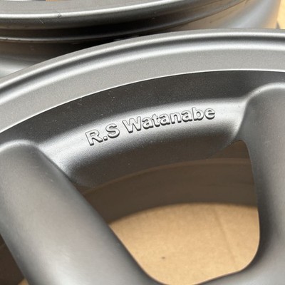 JDM Lightly used RS Watanabe Eight Spoke 15-inch 5.5J/100-4H Inset 40 (No Tires) - Image 2