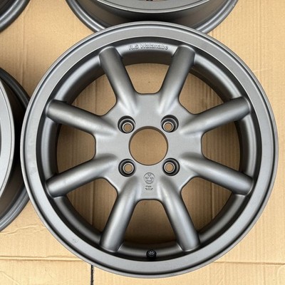 JDM Lightly used RS Watanabe Eight Spoke 15-inch 5.5J/100-4H Inset 40 (No Tires) - Image 5