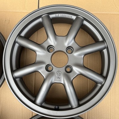 JDM Lightly used RS Watanabe Eight Spoke 15-inch 5.5J/100-4H Inset 40 (No Tires) - Image 6