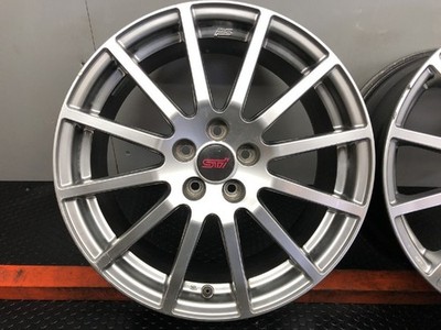 JDM SUBARU STI Genuine Optional Wheels ENKEI 174-Wheel Set 7.5J 5HPCD100 +55 (No Tires) - Image 2