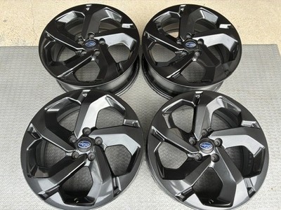 JDM SUBARU Forester STIsports Genuine Used Wheels 4-Wheel Set 18x7J 5/114. (No Tires)