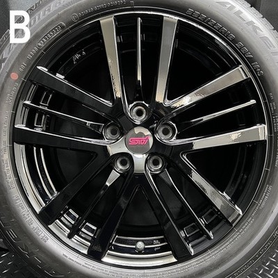 JDM 2023 model 9-9.5 tread depth GU Black Streck genuine option STI wh (No Tires) - Image 8