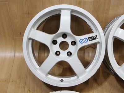 JDM B448 Rare ultra-rare Mitsubishi ENKEI WRC TARMAC EVO RALLY Enkei T (No Tires) - Image 2