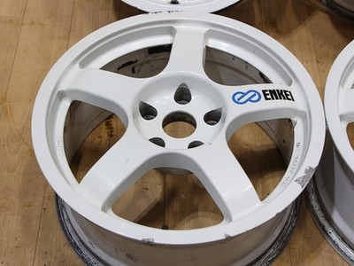 JDM B448 Rare ultra-rare Mitsubishi ENKEI WRC TARMAC EVO RALLY Enkei T (No Tires) - Image 4