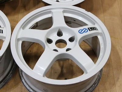 JDM B448 Rare ultra-rare Mitsubishi ENKEI WRC TARMAC EVO RALLY Enkei T (No Tires) - Image 5
