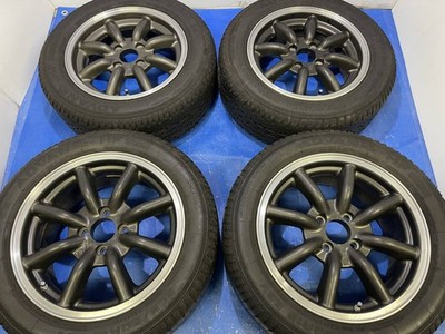 JDM Rare WATANABE RS8 RS-8 1415x6J 6.5+35 100/4 185/60R14 205/50R15 wh (No Tires)