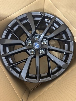 JDM Subaru WRX S4 Genuine 18-inch Aluminum Wheel 1 Piece Dark Gunmetal (No Tires) - Image 2