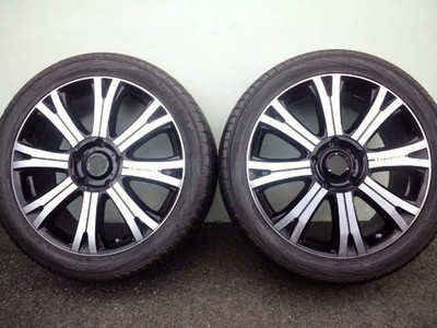 JDM LOWENHART LT8 LX Lowenhart black 9.5J +53 5H150 305/40R22 YOKOHAMA (No Tires)