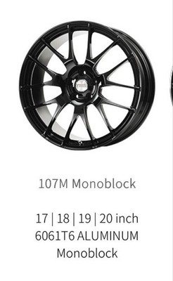 JDM TWS 107M Flat Black Forged 245/45R20 Excellent Condition 208.5j Fi (No Tires) - Image 10