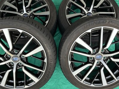 JDM Subaru Genuine 18-inch Aluminum Wheels 4-Wheel Set 7.5J +55 5H PCD (No Tires)