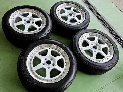 JDM Rare Item Tire and Wheel 4-Wheel Set RAYS VOLK RACING GT-P GTP 17 P (No Tires)