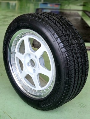 JDM Rare Item Tire and Wheel 4-Wheel Set RAYS VOLK RACING GT-P GTP 17 P (No Tires) - Image 2