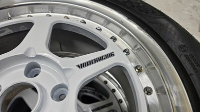 JDM Rare Item Tire and Wheel 4-Wheel Set RAYS VOLK RACING GT-P GTP 17 P (No Tires) - Image 3