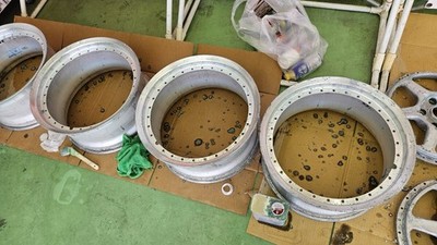 JDM Rare Item Tire and Wheel 4-Wheel Set RAYS VOLK RACING GT-P GTP 17 P (No Tires) - Image 6