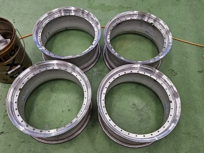 JDM Rare Item Tire and Wheel 4-Wheel Set RAYS VOLK RACING GT-P GTP 17 P (No Tires) - Image 7