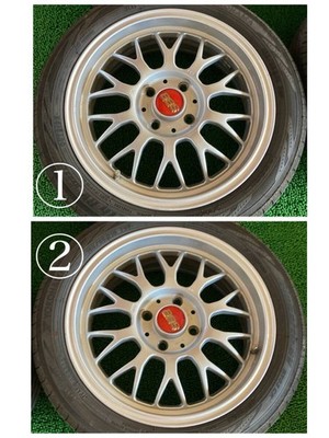 JDM BBS postage 3432-4334 yen Hokkaido RG390 PCD100 4H Tread depth 90% (No Tires) - Image 4