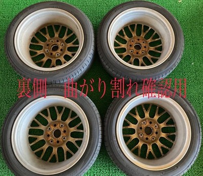 JDM BBS postage 3432-4334 yen Hokkaido RG390 PCD100 4H Tread depth 90% (No Tires) - Image 6