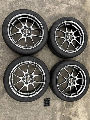 JDM Includes Premium TiresBBS RF507 17-inch wheels & Bridgestone Poten (No Tires)