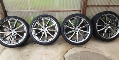 JDM WEDS Kranze Vishnu 20-inch deep rim tire and wheel 4-piece set PCD (No Tires)
