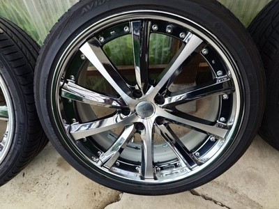 JDM WEDS Kranze Vishnu 20-inch deep rim tire and wheel 4-piece set PCD (No Tires) - Image 4