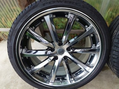 JDM WEDS Kranze Vishnu 20-inch deep rim tire and wheel 4-piece set PCD (No Tires) - Image 5