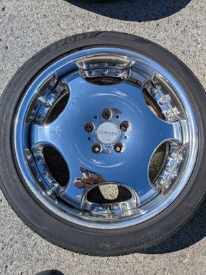 JDM AME SHALLEN Shallen Chrome Dish Wheels 4-Wheel Set 19-inch 8J br Ky (No Tires) - Image 5