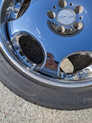 JDM AME SHALLEN Shallen Chrome Dish Wheels 4-Wheel Set 19-inch 8J br Ky (No Tires) - Image 9