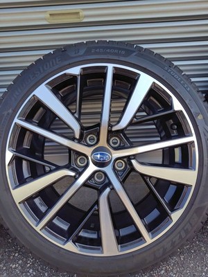 JDM 245/40R18 Bridgestone Zack VRX3 tires on Subaru WRX S4 STIsports w (No Tires) - Image 3