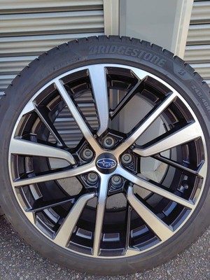 JDM 245/40R18 Bridgestone Zack VRX3 tires on Subaru WRX S4 STIsports w (No Tires) - Image 5