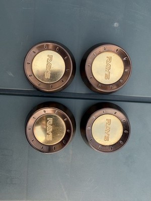 JDM RAYS Volk Racing Center Cap High Type Bronze 4 Individual Set br R (No Tires)